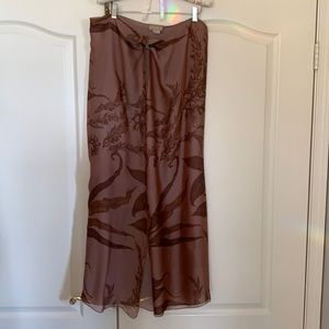 Beautiful 100% silk skirt